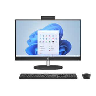HP All In One 24 Core i7 1355U 16B DDR4 RAM 512GB M.2 NVMe SSD 23.8 Inches FHD Touch Black