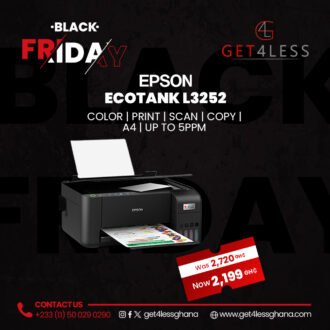 Epson EcoTank L3252 Print Scan Copy Colour Printer