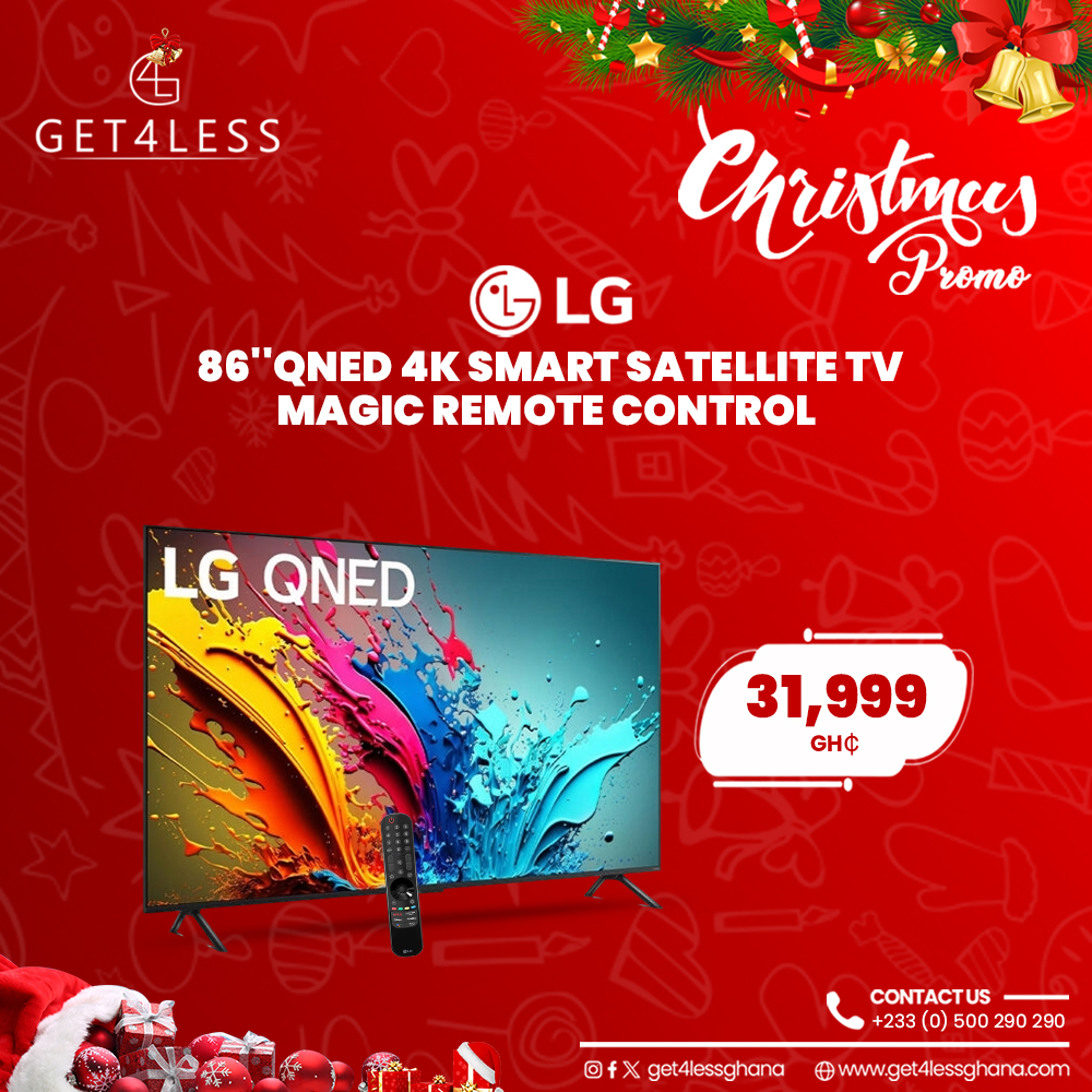 LG TV 86 QNED Smart Satellite 4K Magic Remote Control