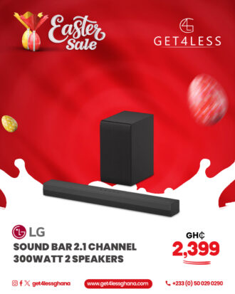 LG Sound Bar 2.1 Channel 300Watt 2 Speakers