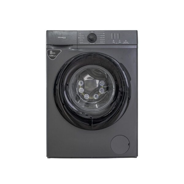 Nasco Washing Machine 8Kg Front Load Full Automatic Silver - Image 3