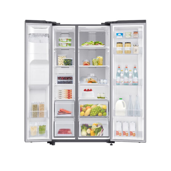 Samsung Fridge Side By Side 635 Litres Silver Water Dispenser - Image 2