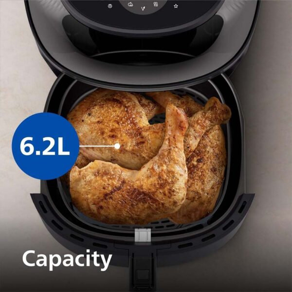 Philips Airfryer 6.2 Ltr Black - Image 4