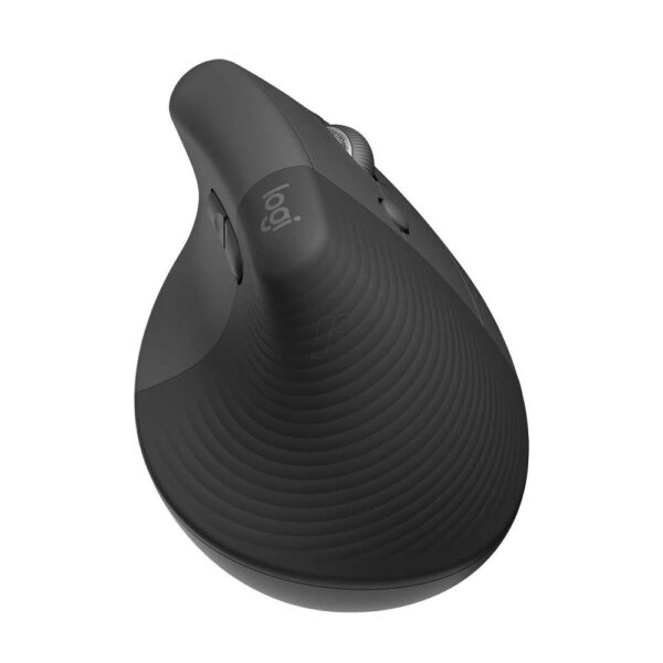 Logitech Lift Wireless Vertical Ergonomic Mouse-Graphite - Image 4