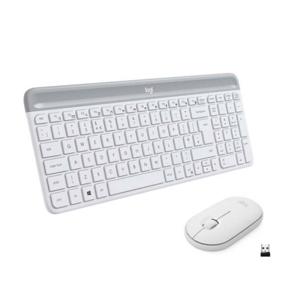 Logitech Mk470 Slim Wireless Combo-Off White - Image 2