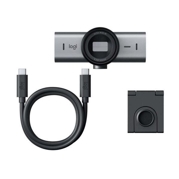 Logitech Mx Brio 4K Ultra HD USB Webcam 2.4Ghz Graphite - Image 3