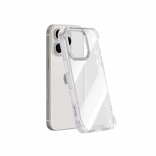 Green Lion Anti-Shock Case for iPhone 16 Pro Max - Clear