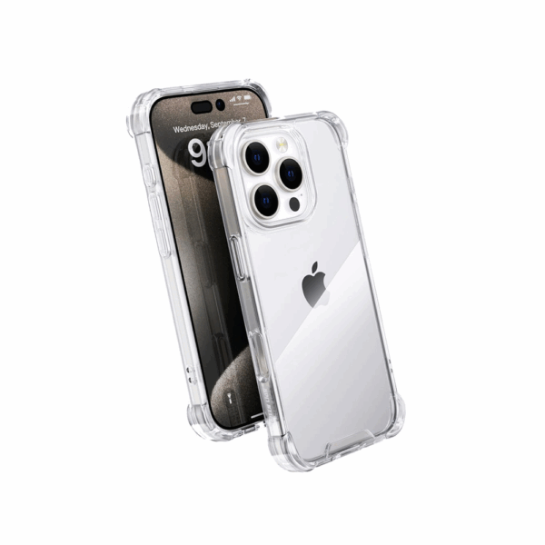 Green Lion Anti-Shock Case for iPhone 16 Pro Max - Clear - Image 3