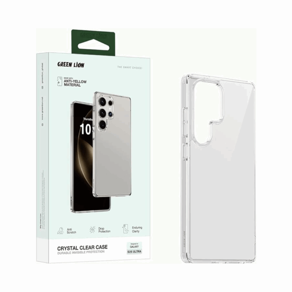 Green Lion Crystal Clear Case-S25 Clear - Image 4