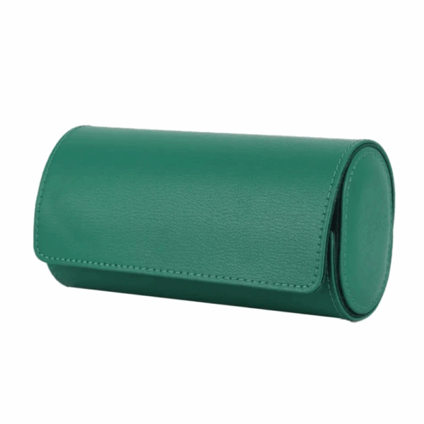 Green Lion Duo Watch Roll Case - Green - Image 2