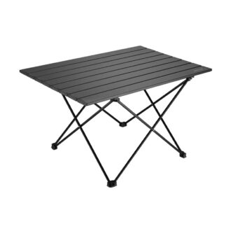 Green Lion Foldable Camping Table - Black