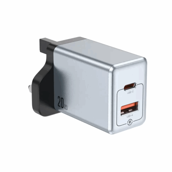 Green Lion Premium Series UK Plug PD 35W - Gray