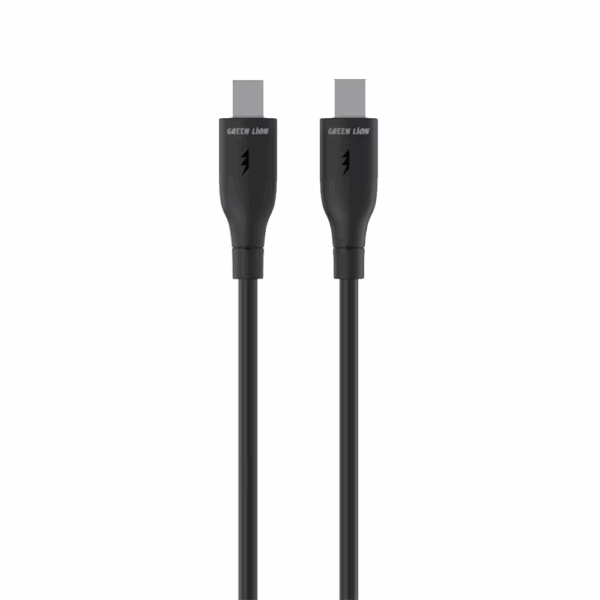 Green Lion USB-C TO USB-C PVC Cable 30 CM - Black