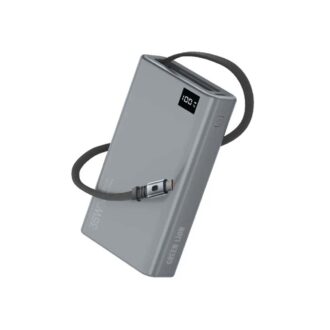 Green Lion Retractable Power Bank 35W 10000mAh - Grey