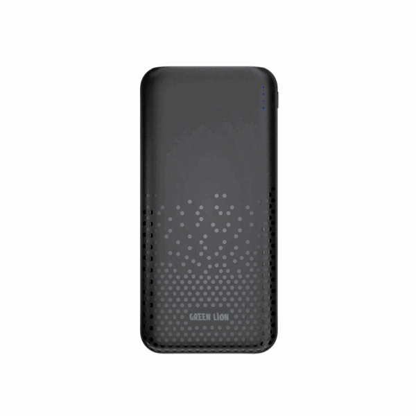 Green Lion Rome Ultra Slim 10000mAh Power Bank - Black