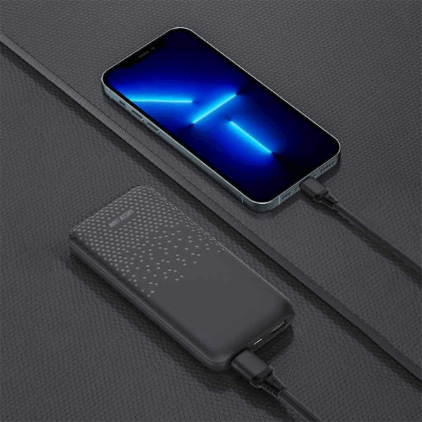 Green Lion Rome Ultra Slim 10000mAh Power Bank - Black - Image 2