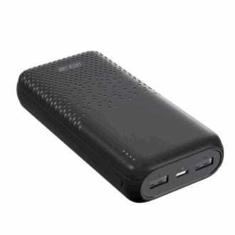 Green Lion Rome Ultra Slim 20000mAh Power Bank - Black