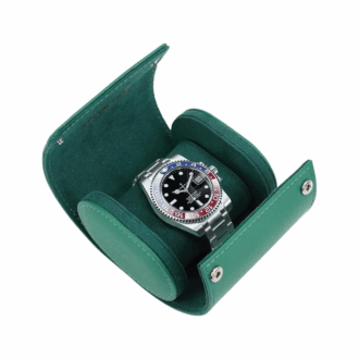 Green Lion Solo Watch Roll Case - Green
