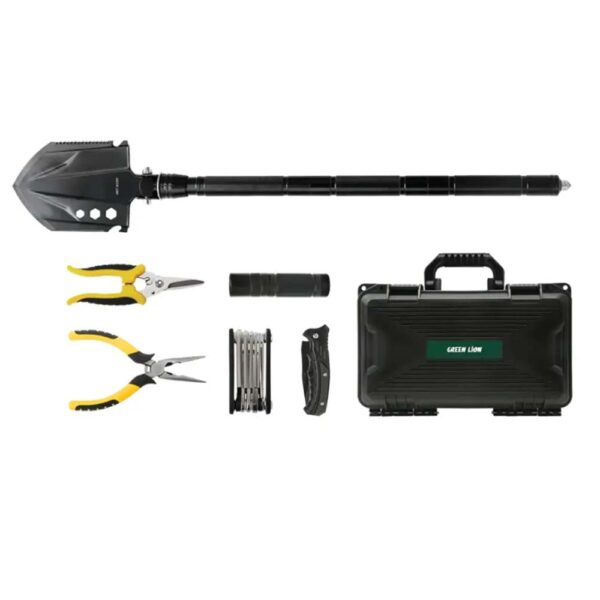 Green Lion Survival X9 Outdoor Tool Kit - Black - Image 2