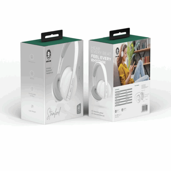 Green Lion Stamford Wireless Bluetooth Headphone - White - Image 2