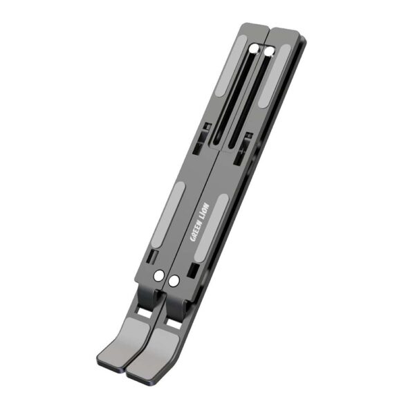 Green X-Foldable Laptop Stander - Gray - Image 2