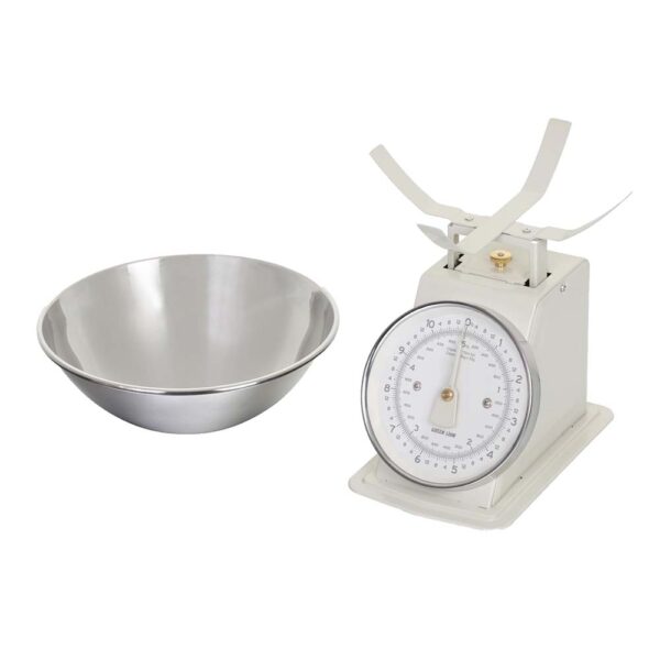 Green Lion Vintage Kitchen Scale - Cream - Image 4