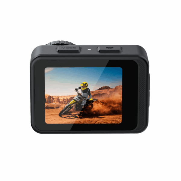 Porodo Waterproof 5K Action Camera with WiFi Support and Touch Screen - Black - Image 2