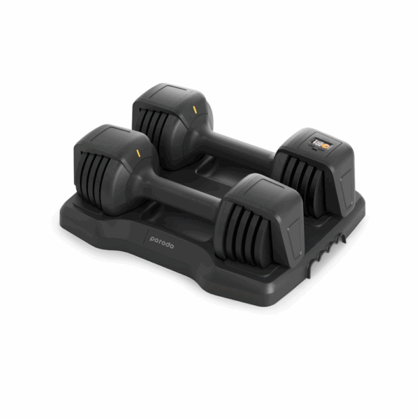 Porodo 12.5 lb Double Adjustable Smart Dumbbell