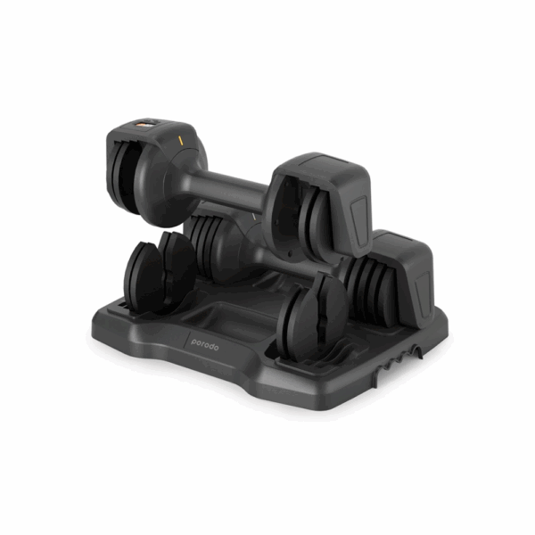 Porodo 12.5 lb Double Adjustable Smart Dumbbell - Image 2