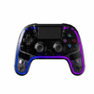 Porodo Gaming PS4 Gamepad Transparent Controller - Black