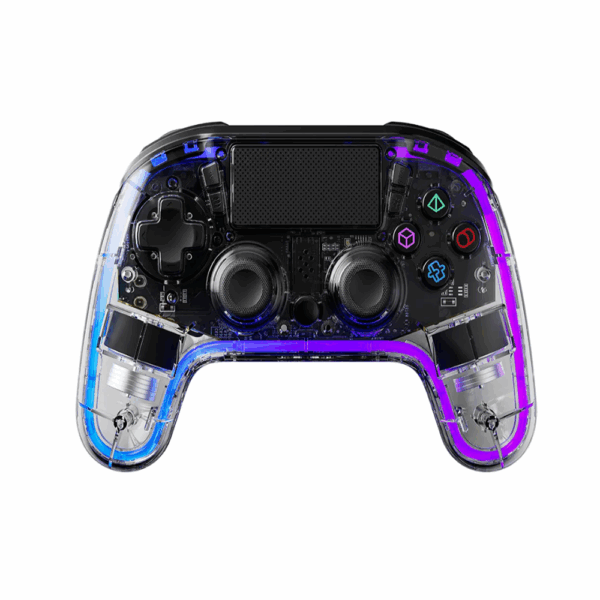 Porodo Gaming PS4 Gamepad Transparent Controller - Clear