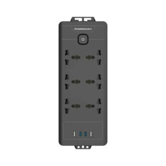 Powerology PD20W QC 3.0 2A + 2 Type C Socket 2M - Black
