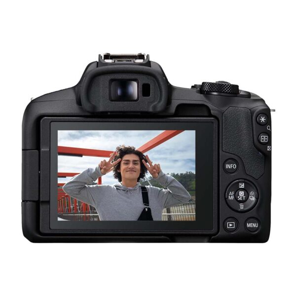 Canon EOS R50 Mirrorless Camera with RF-S 18-45mm Lens 4K UHD 24.2MP Black - Image 2