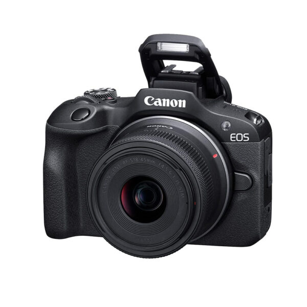 Canon EOS R100 with RF-S 18-45 mm Lens 4K UHD 24.1MP Black