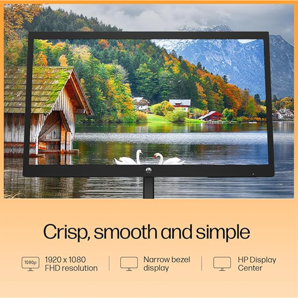 HP V221v G5 Monitor-21.45 FHD Led VA Black - Image 2