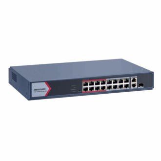 Hikvision 16-Port Fast Ethernet Smart POE Switch