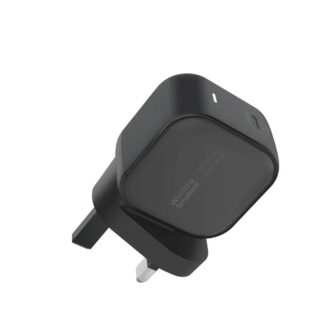 Promate Ultra-Compact 67W GaNFast Charger with USB-C Port UK Black