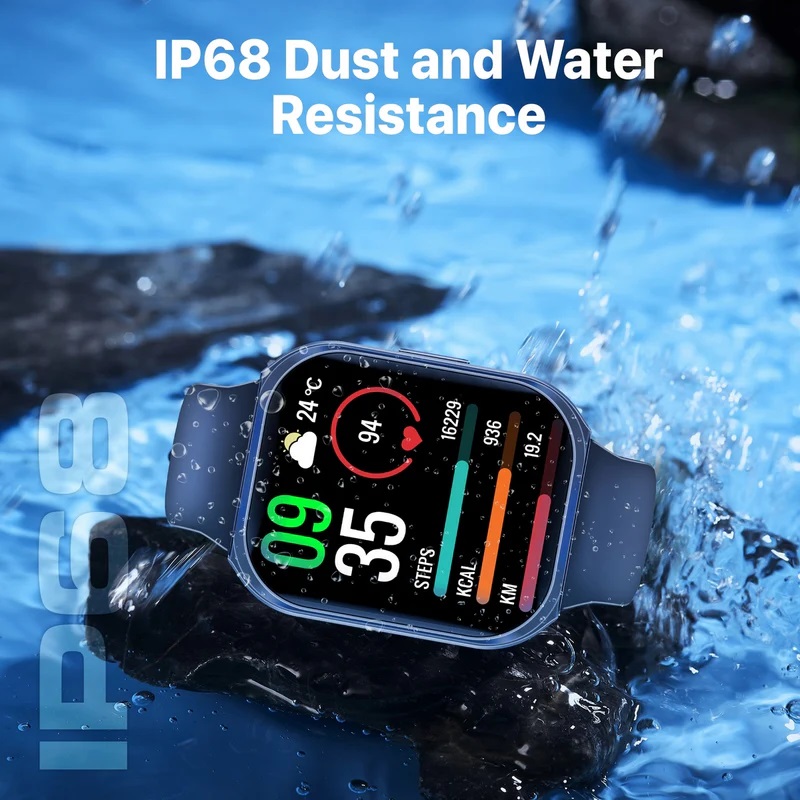 Promate 2.0 Inches ActivLife Smartwatch with BT Calling - Blue - Image 4