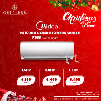 Midea AC 1.5HP 12000 BTU R410 with Free AC Bracket