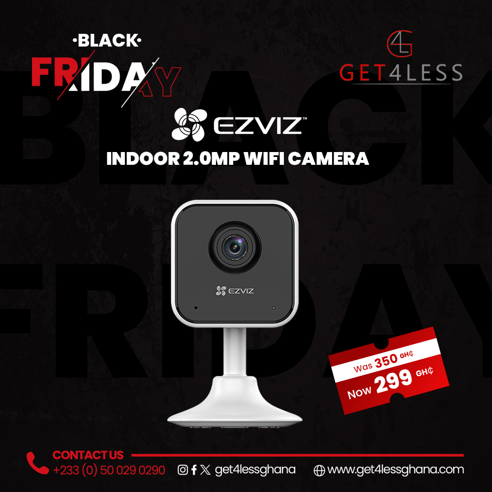 EZVIZ Stand Alone Indoor Smart Home Wi-Fi Camera with Free EZVIZ Micro SD Card 32 GB