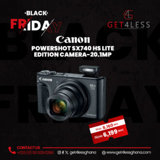 Canon PowerShot SX740 HS Lite Edition Camera 20.1MP Black