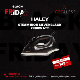Haley Steam Iron 2000Watt Black