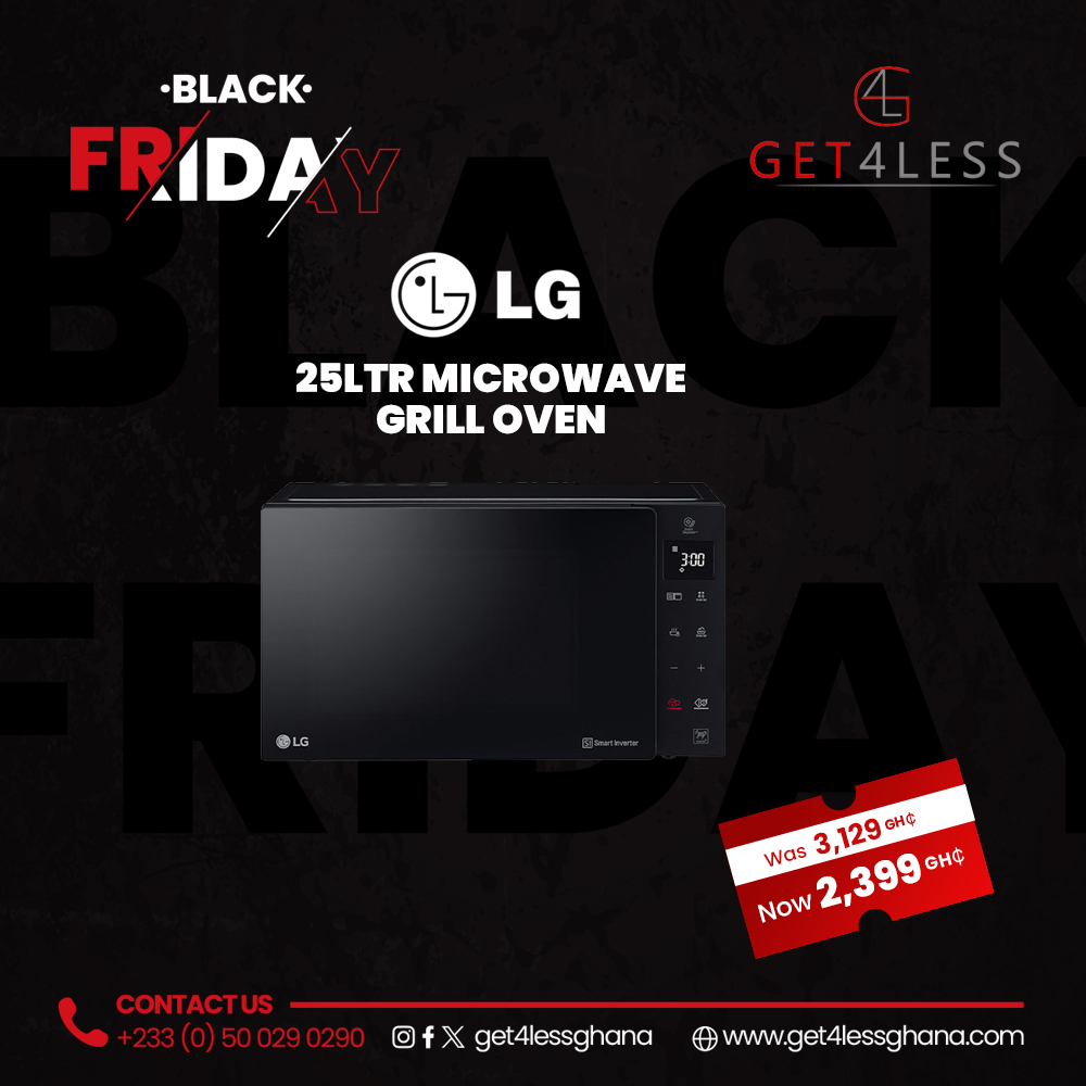 LG Microwave Grill Oven 25 ltrs Black