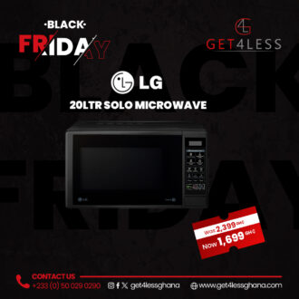 LG Microwave Solo 20 ltrs Black