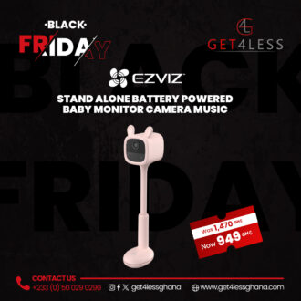 Ezviz Stand Alone Battery Powered Baby Monitor Camera with Free EZVIZ Micro SD Card 32 GB