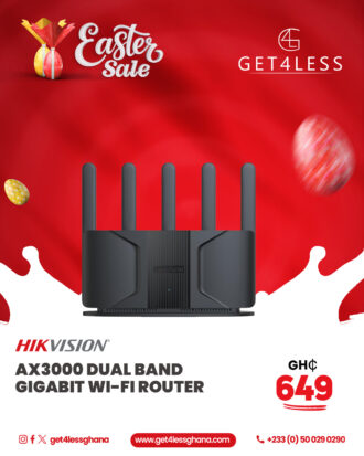 Hikvision AX3000 Dual Band Gigabit Wi-Fi Router