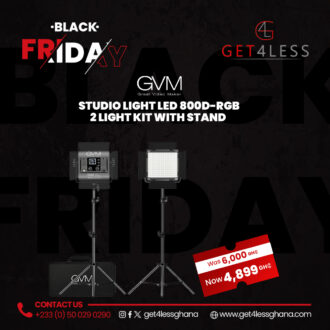 GVM Studio Led Light 800D-RGB - 2 Light Kit with Stand