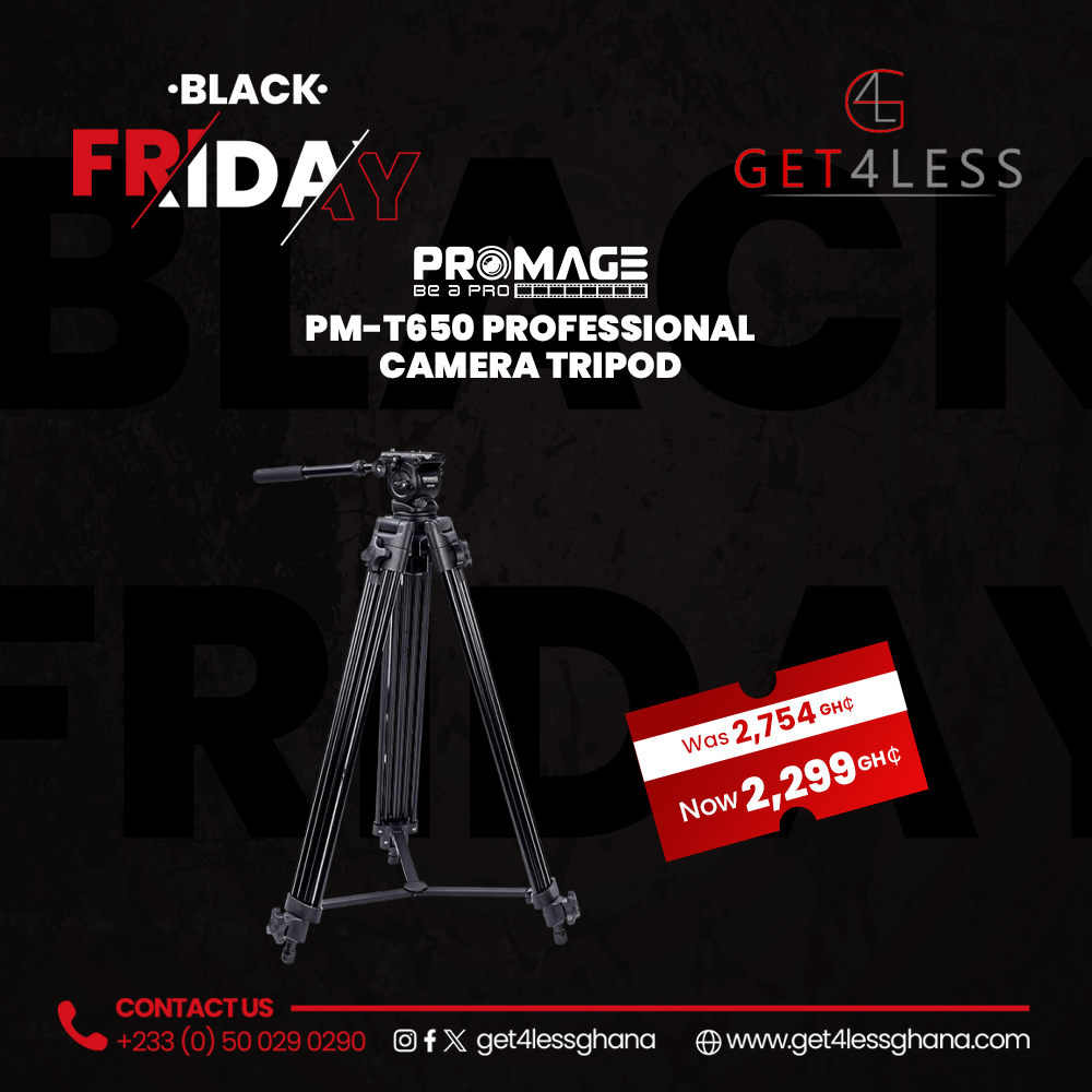 Promage PM-T650 Professional Camera Tripod