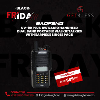 BAOFENG UV-9R Plus 8W Radio Handheld Dual Ban Portable Walkie Talkies with Earpiece