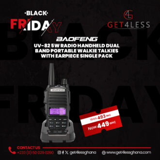 BAOFENG UV-82 5W Radio Handed Dual Band Portable Walkie Talkies with Earpiece